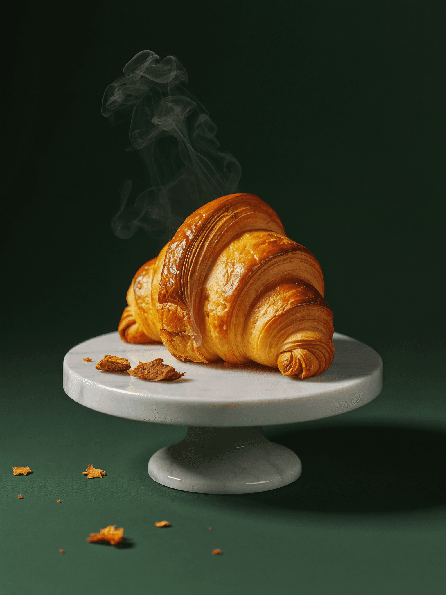 Croissant au Beurre — AI-visualized concept art