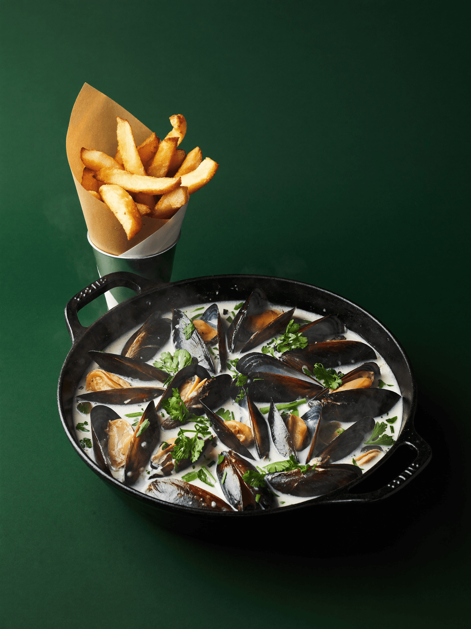 Moules Marinières — AI-visualized concept art