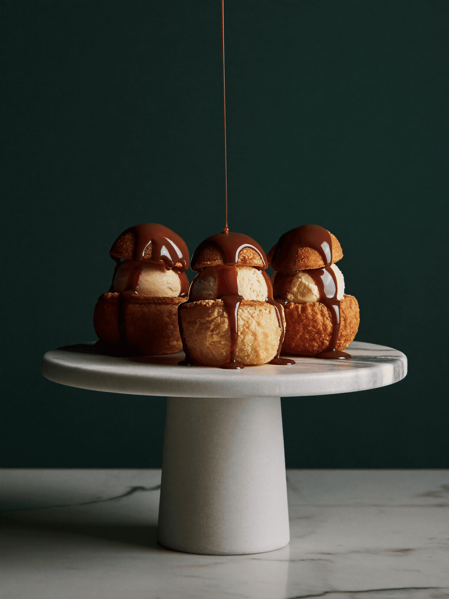 Profiteroles — AI-visualized concept art